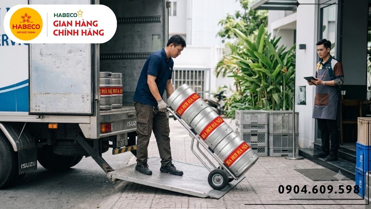 Giao bia hơi sỉ cho nhà hàng và quán nhậu tại miền Nam