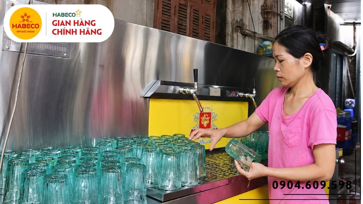 Giao nhận Bia Hơi Hà Nội keg và bom 50 lít cho quán nhậu