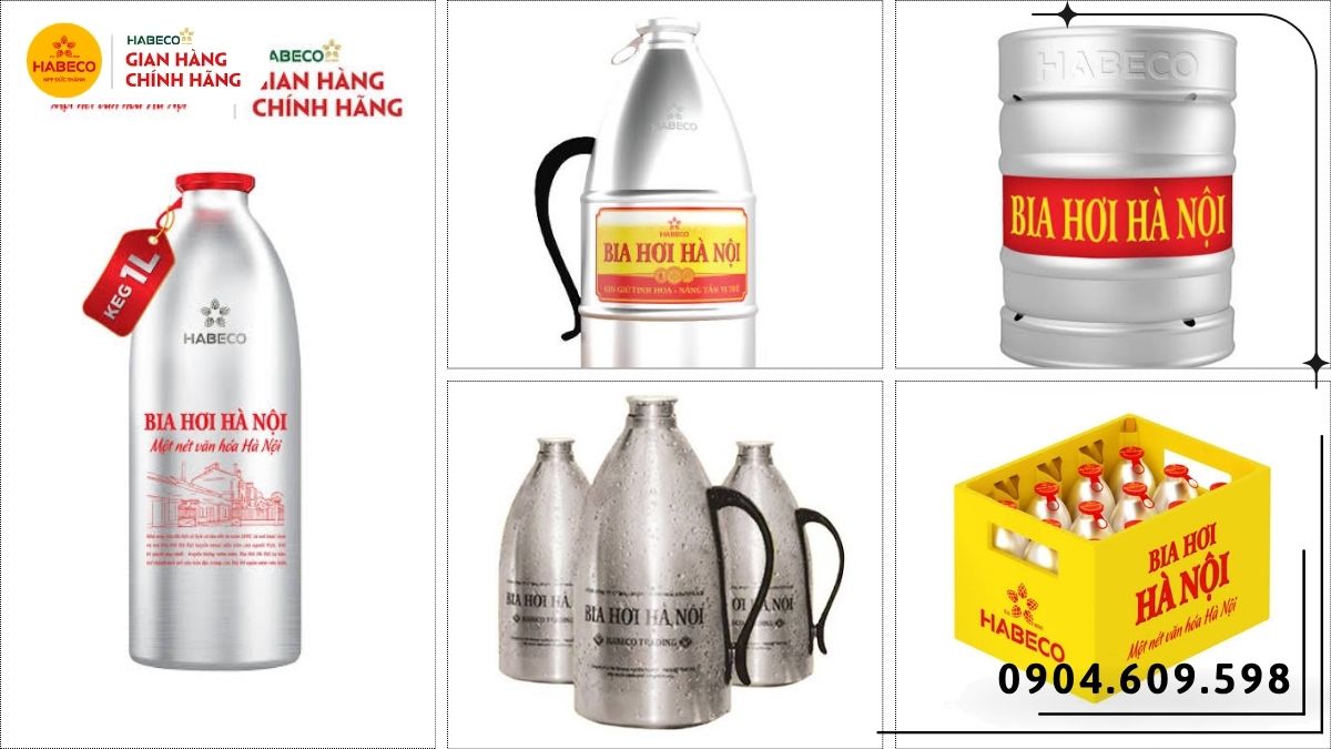 Nhân viên xác nhận đơn và chuẩn bị giao bia hơi sỉ cho quán