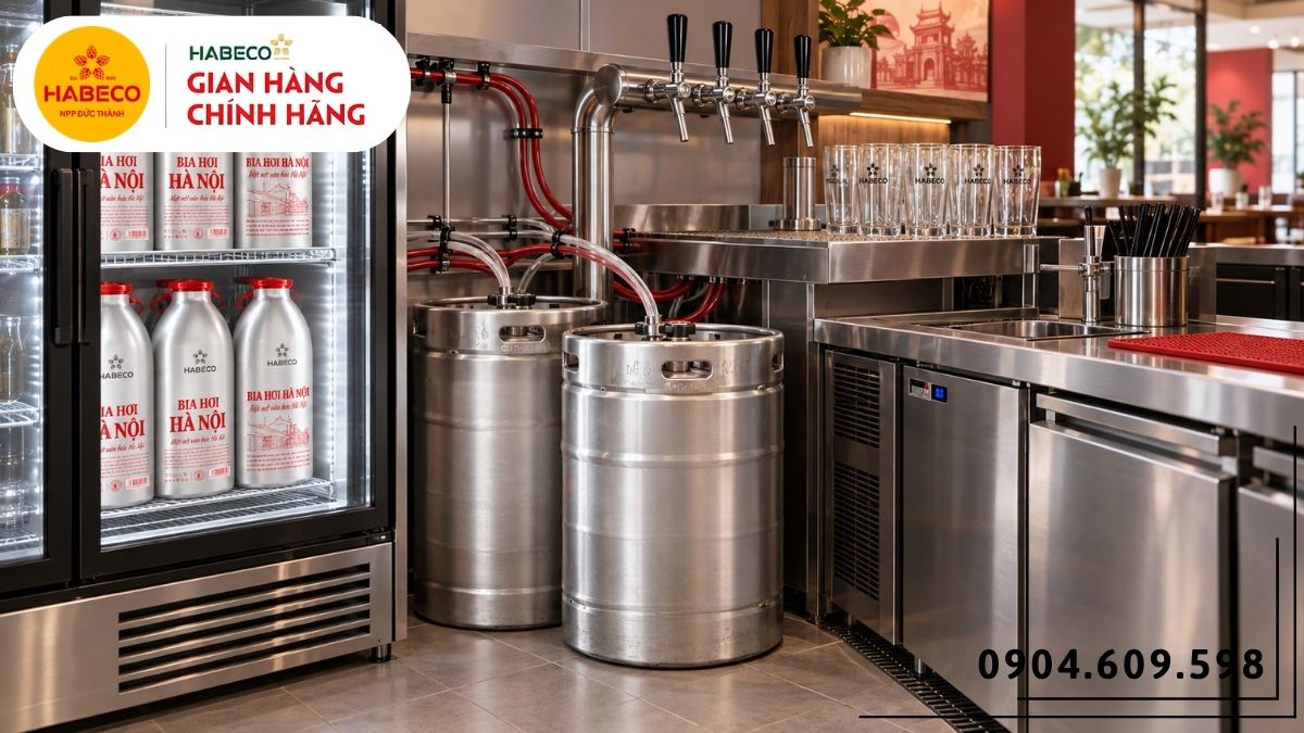 Tư vấn setup hệ thống bia hơi cho nhà hàng