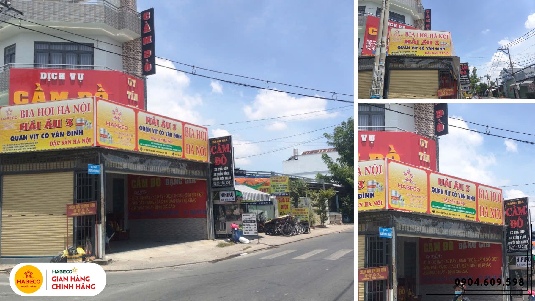 Chủ nhà hàng cùng đơn vị tư vấn rà soát mặt bằng trước khi set up hệ thống bia hơi